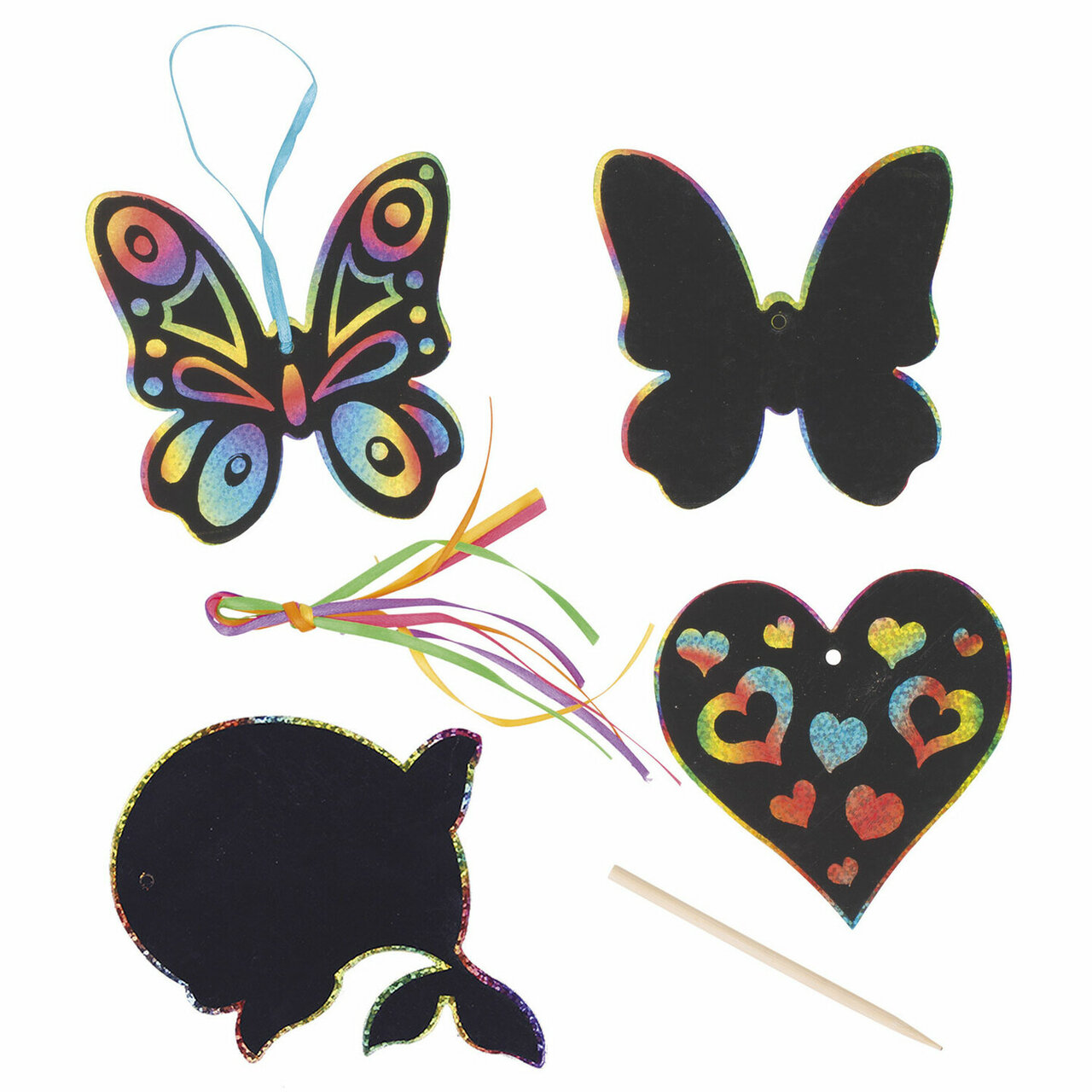 Scratch kunst en magische blaadjes