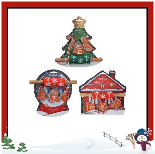 Kerst Bakvormen en Uitsteekvormen