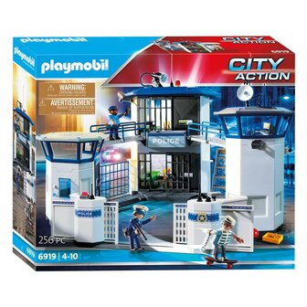 kust Publiciteit conversie Playmobil 6919 Politiebureau met Gevangenis - Het Speelgoedpaleis