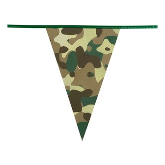 Camouflage Vlaggenlijn, 6mtr.