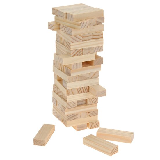 Stapeltoren Hout Mini, 54dlg