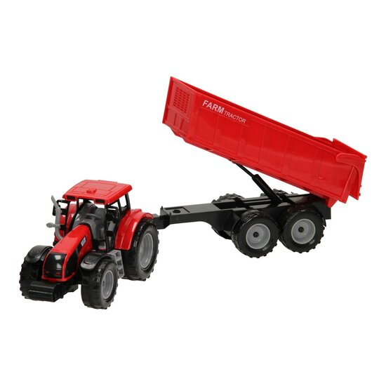 Tractor met Aanhanger 1:32