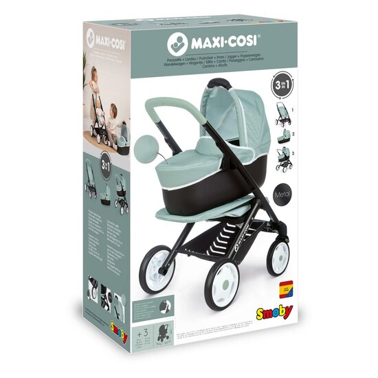 Smoby Maxi-Cosi Poppenwagen Sage, 3in1