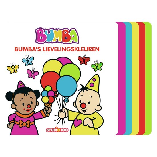 Bumba Kartonboek met trapjes - Bumba&#039;s lievelingskleuren