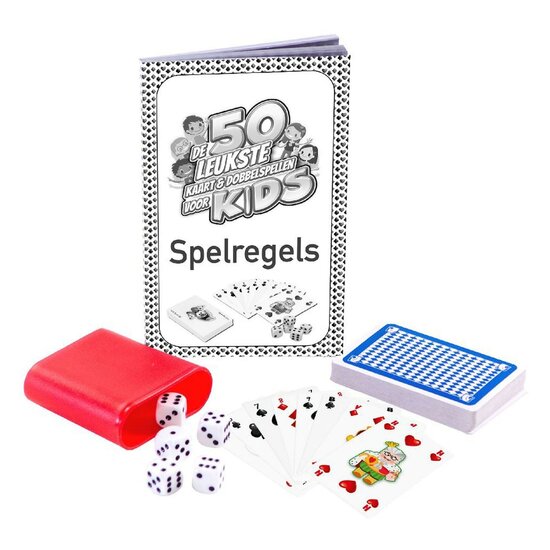 Clown Games Kids 50 Kaart &amp; Dobbel Spellen