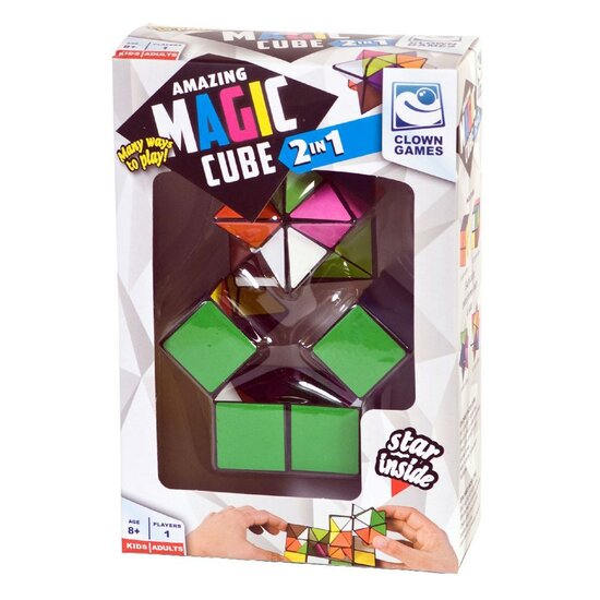 Clown Magic Puzzel Cube 2-in-1