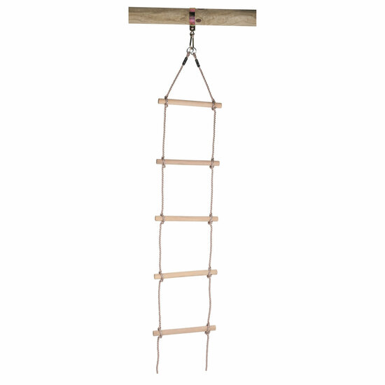 Swingking Touwladder met Houten Treden, 190cm