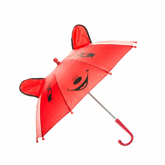 Vrolijke Dieren Paraplu - Rood, &Oslash; 50 cm