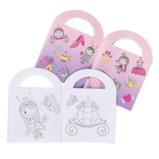 Kleurboekje met Stickers Prinses