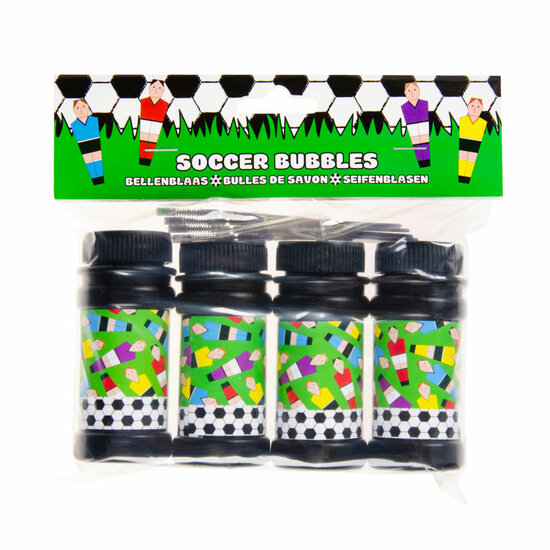 Bellenblaas Voetbal, 4x50ml