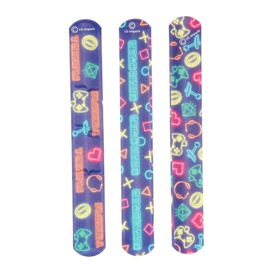 Klaparmband Gamer - 22 cm