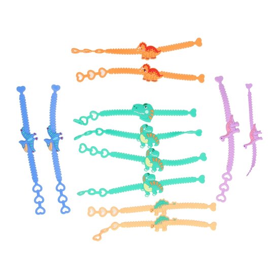 Armband Dinosaurus Kleur - 12 stuks