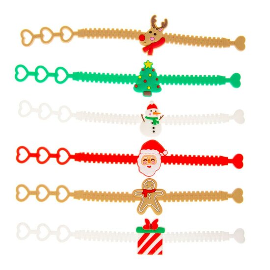 Armbandjes Kerst - set van 12 stuks