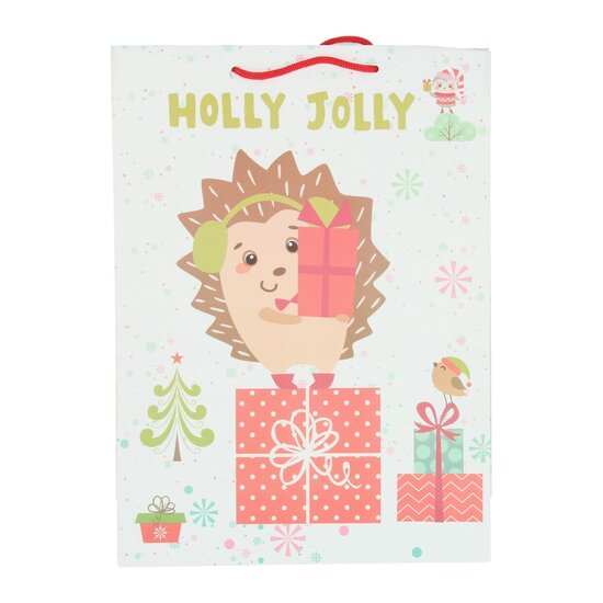 Geschenktas Kerst, 34cm