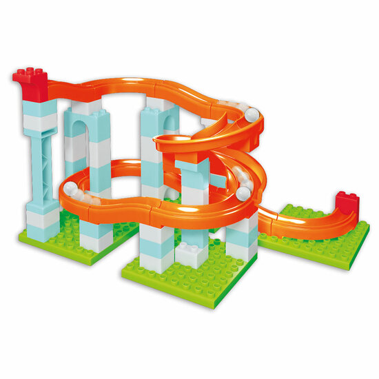 Knikkerbaan Roller Coaster Set, 62dlg.