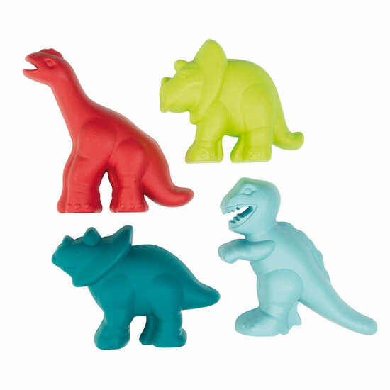 Ecoiffier Zandvormen Dino - 4st.