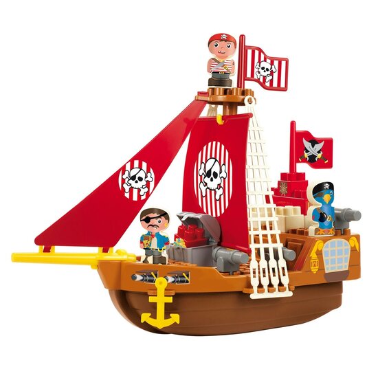 Ecoiffier Abrick Piratenschip