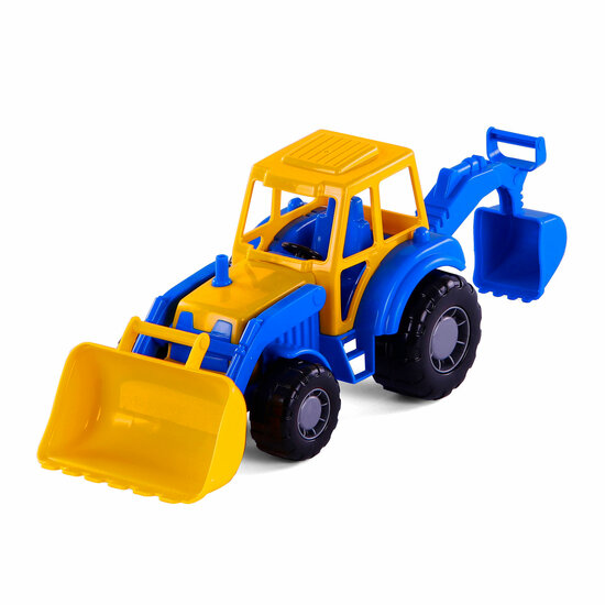 Cavallino Tractor met Voorlader Blauw