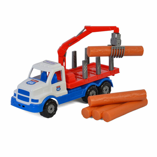 Truck 66 XL Torpedo Vrachtwagen met Hout
