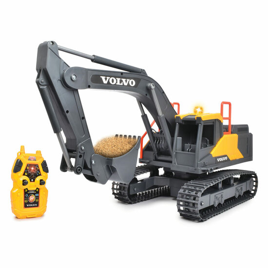 Dickie RC Volvo Mini Excavator Bestuurbare Graafmachine