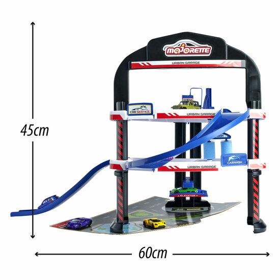 Majorette Urban Garage met 5 Auto&#039;s