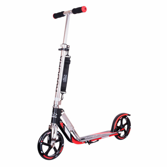 HUDORA BigWheel 205 Scooter Step - Zwart/Rood