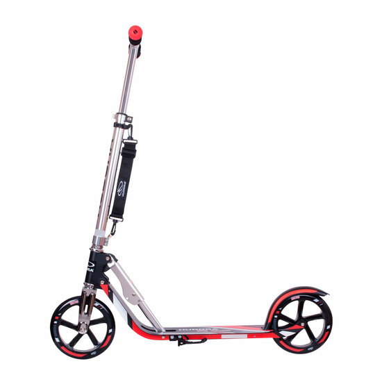 HUDORA BigWheel 205 Scooter Step - Zwart/Rood