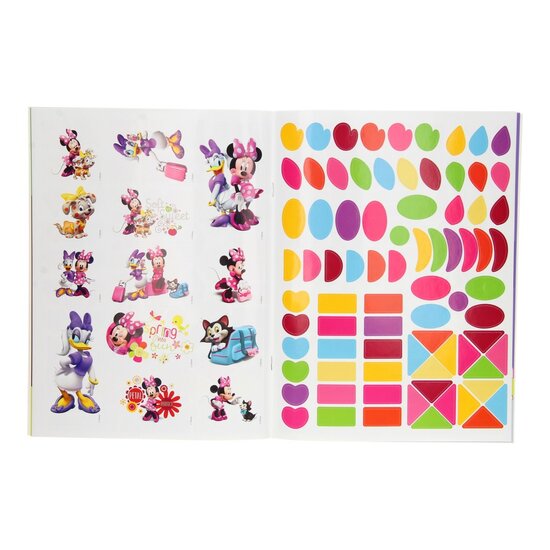 Minnie Mouse Sticker- en Kleurboek