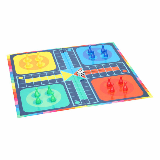 Kinderspel Ludo/Ganzenbord 2in1