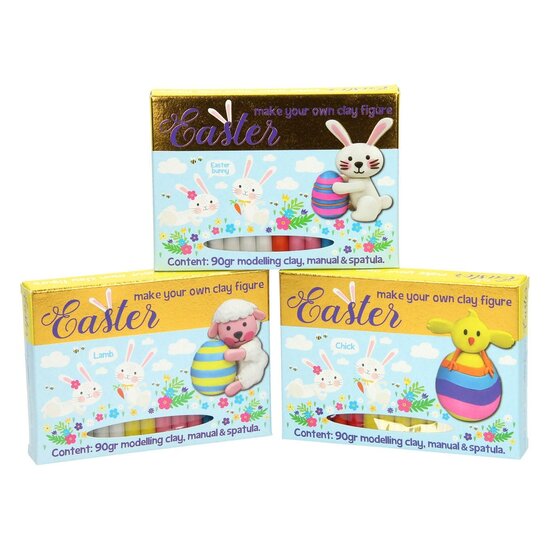 Kleisetje Pasen - 90gr. Klei