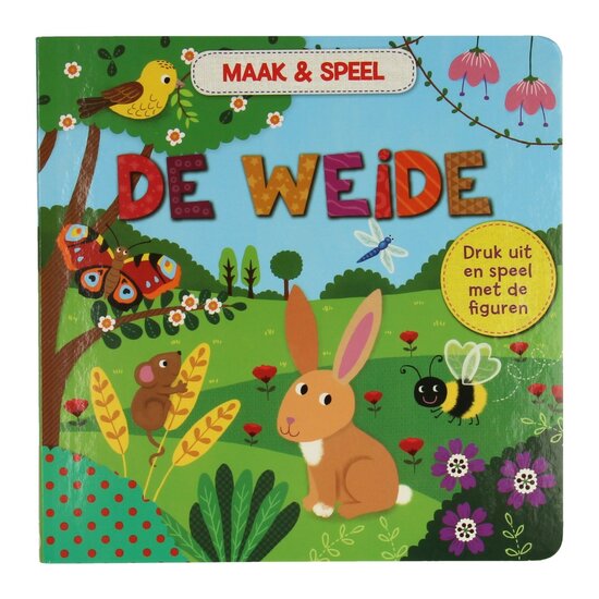 Maak &amp; Speel Boek - De Weide