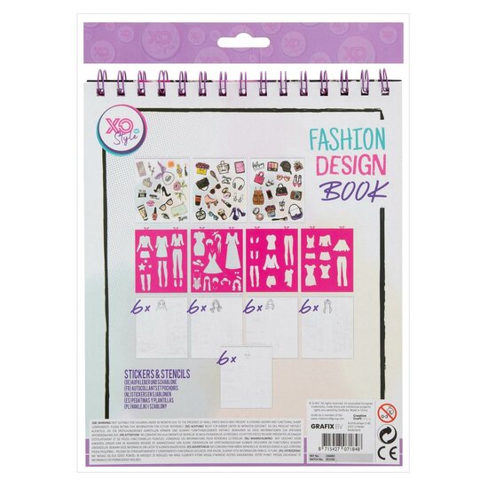 Fashion Design Stickerboek + Stencils