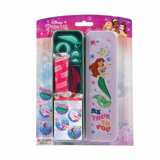 Disney Prinses OkiDoki Klei Bewaarblik 3D met Accessoires