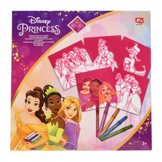 Disney Princess Vilt Kleuren, 5st.