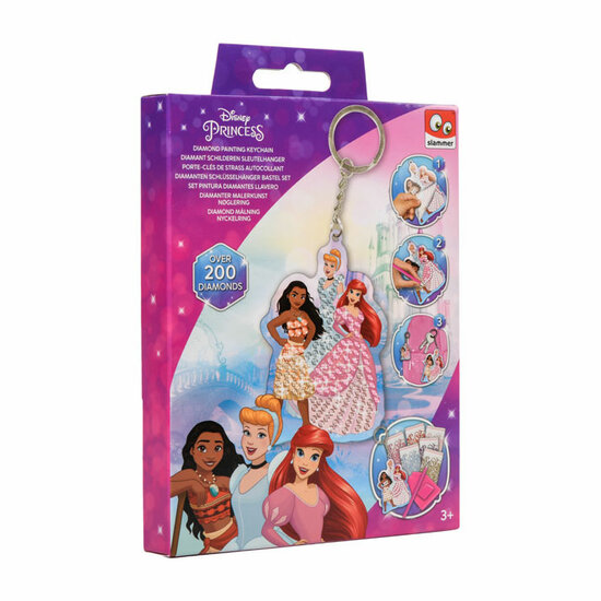 Disney Prinses Diamond Painting Sleutelhanger