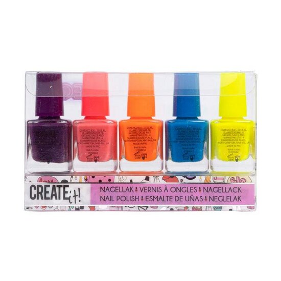 Create it! Beauty Nagellak Neon, 5st.