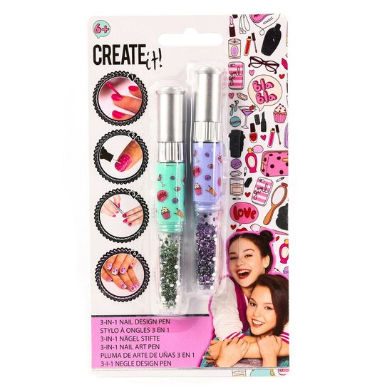 Create it! Beauty Nagellak 3in1 Pennen, 2st.