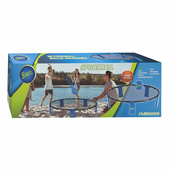 Vang-en Werp Spel Spyderball | Blauw | 90cm