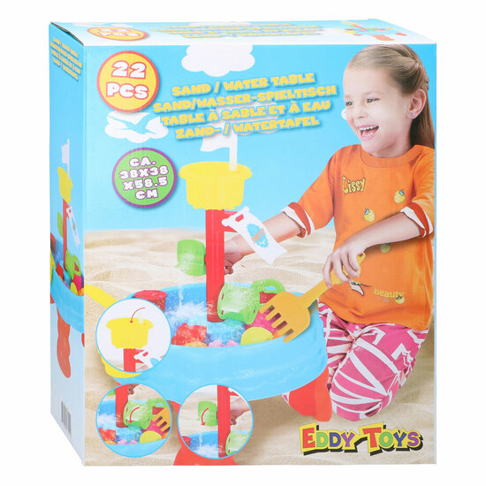 Zand- en Watertafel met Toren, 22dlg.