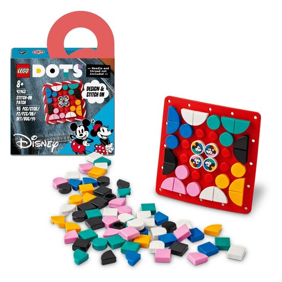 LEGO DOTS 41963 Mickey &amp; Minnie Mouse: Stitch-on patch