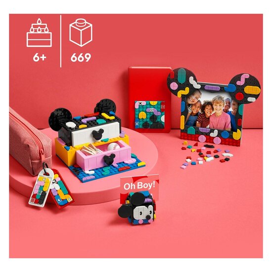 LEGO DOTS 41964 Mickey &amp; Minnie Mouse: Terug naar school