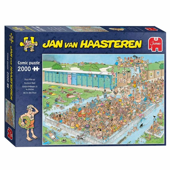 Jan van Haasteren Legpuzzel - Bomvol Bad, 2000st.