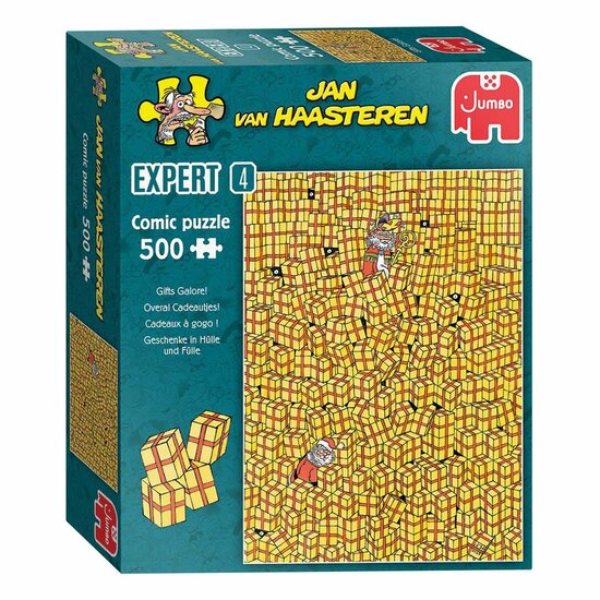 Jan van Haasteren Legpuzzel Expert 4 Overal Cadeautjes!, 500