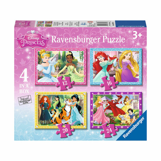 Disney Prinses Puzzel, 4in1