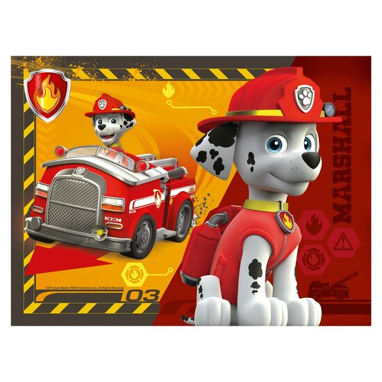 PAW Patrol Puzzel - Puppies op Pad, 4in1