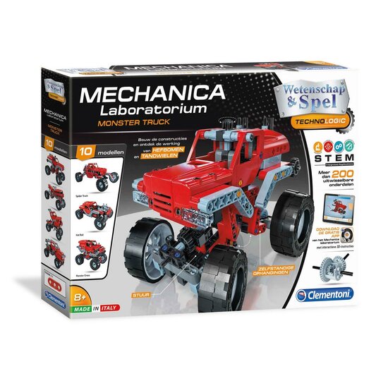 Clementoni Wetenschap &amp; Spel Mechanica - Monster Trucks