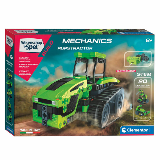 Clementoni Wetenschap &amp; Spel Mechanica - Crawler Tractor