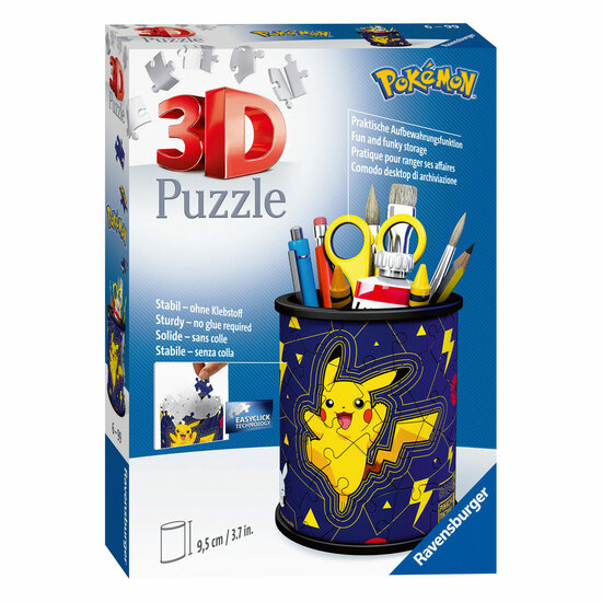 Ravensburger 3D Puzzel - Pennenbak Pok&eacute;mon - 54st.
