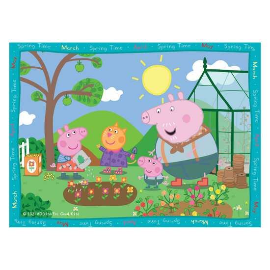 Ravensburger Peppa Pig Seizoenen Puzzel, 4in1