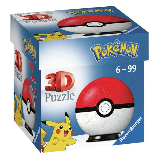 Ravensburger Pok&eacute;mon Pokeball 3D Puzzel, 54st.